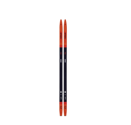 Беговые лыжи ATOMIC Pro C2 Skintec Junior Skin черный/оранжевый, 150 см