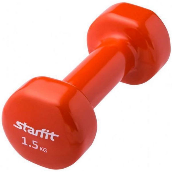 Гантель Starfit DB-101 1,5 кг 1 шт. оранжевый УТ-00007042